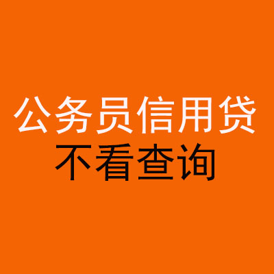 台前公务员信用贷款